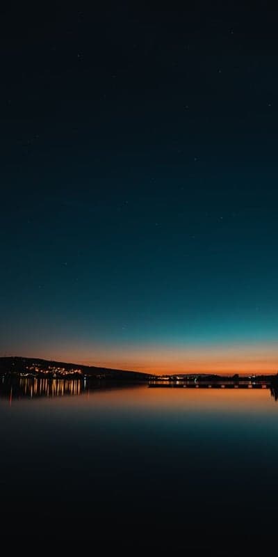 Reflected Twilight - Serenity on a Star-Dusted Lake