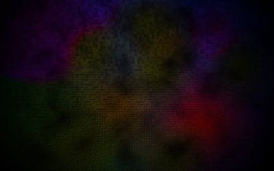 Vibrant Blurred Neon Light Grid Phone Wallpaper