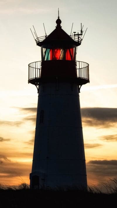 Twilight Sentinel - Guiding Light at Dusk