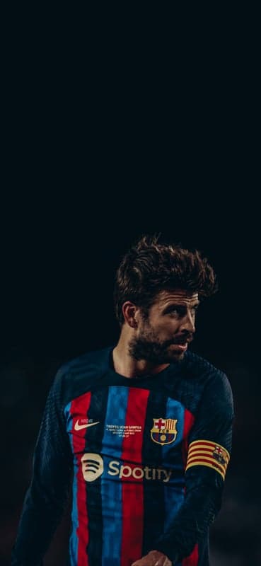 Gerard Pique Barcelona Jersey Spotify Captain Armband