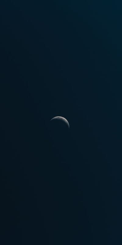 Cosmic Sliver - The Moon in a Blue Haze