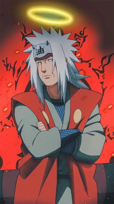 Jiraiya Anime Wallpaper with Halo