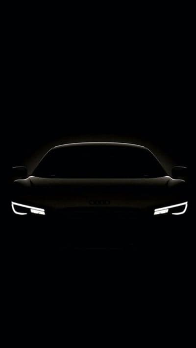 Audi R8 Midnight Shadow LED Illumination Phone Background