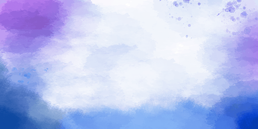 Watercolor ink background features teal and purple fluid pigments with a sun-inspired gradient and paint texture.
