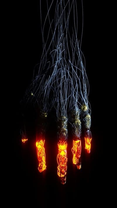 Embered Reach - Woven Hand