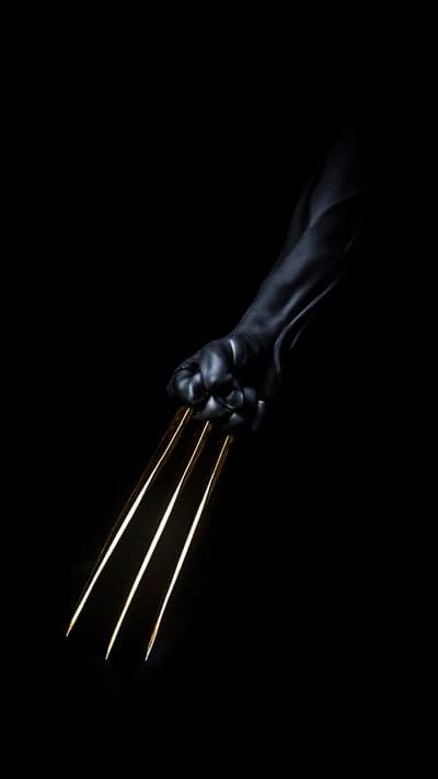 Wolverine Claws Black Background