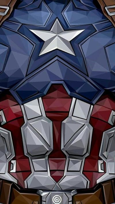 Captain America's Iconic Costume Chest Detail