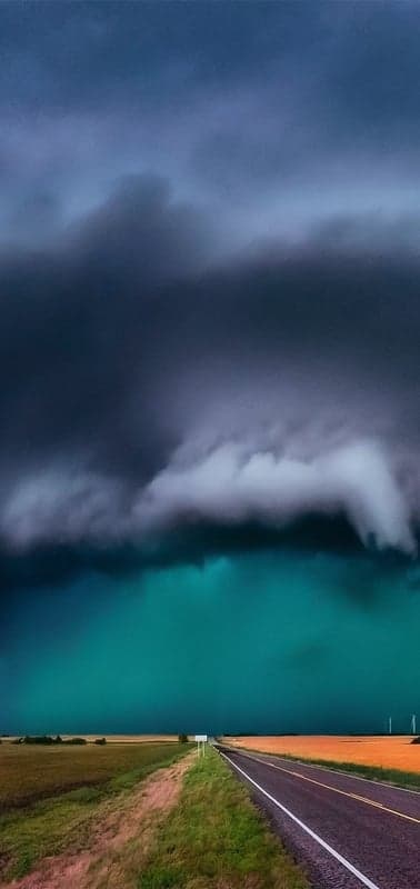 Impending Tempest Over Open Plains