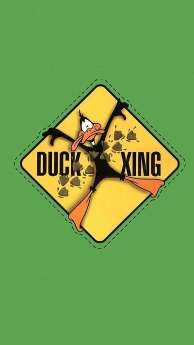 Funny Daffy Duck Crossing Sign Wallpaper