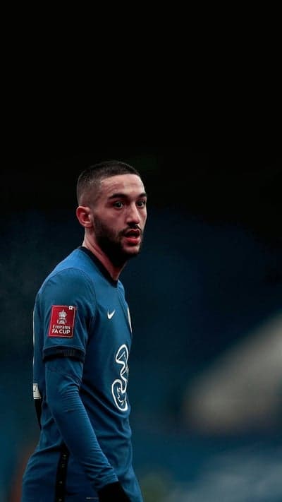 Hakim Ziyech Chelsea FA Cup match portrait