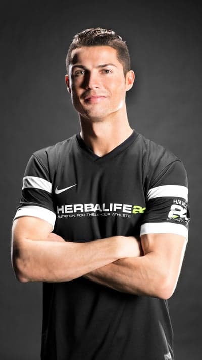Cristiano Ronaldo in Herbalife 24 Athlete Jersey