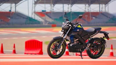 Yamaha MT-15 Dark Matt Blue Motorcycle Desktop Wallpaper