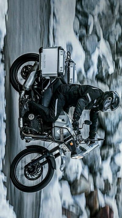 Royal Enfield Himalayan Adventure Rider Phone Wallpaper