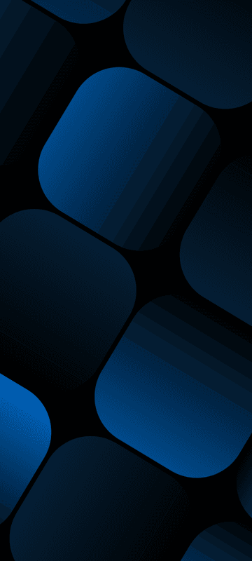Glowing Cobalt Gradient Curves Abstract Tablet Backdrop