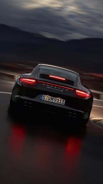 Porsche 911 Carrera S Night Pursuit Smartphone Wallpaper