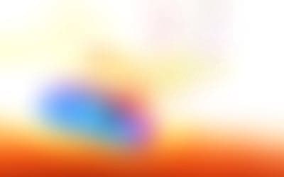 Ethereal Blue and Orange Soft Gradient Phone Wallpaper