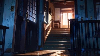Dark Academia Victorian Staircase Mobile Wallpaper