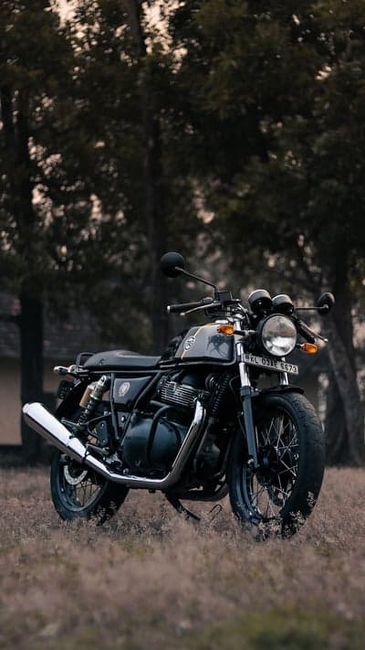 Vintage Royal Enfield Classic Motorcycle Phone Wallpaper