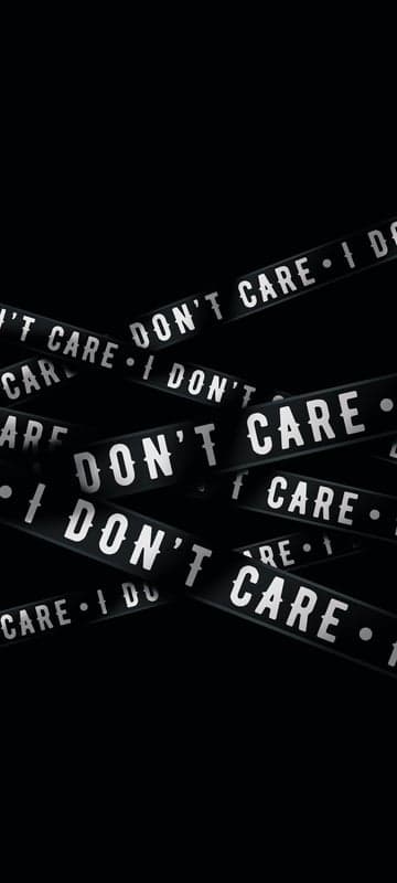 Don't Care Tape Wallpaper