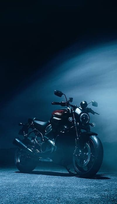 Harley-Davidson Motorcycle Blue Smoke Mobile Wallpaper