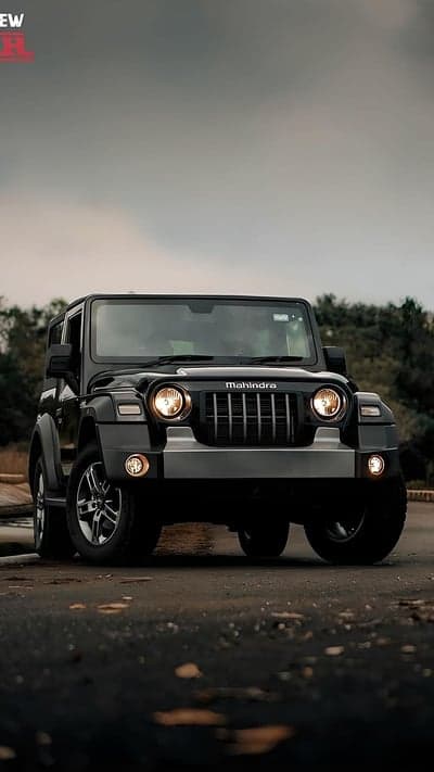 Black Mahindra Thar Off-Road SUV