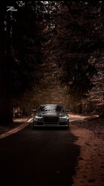 Dark Forest Road Audi RS6 Avant