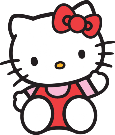 Hello Kitty,Sanrio character,kawaii culture,cute cat illustration,Japanese animation,red bow design,pink outfit,adorable cartoon,playful character,merchandise icon,friendly feline,youthful style,animated theme,popular brand,character design,kawaii aesthetic,entertainment icon,childrens favorite
