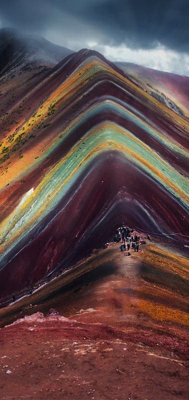 Painted Peaks- Sunset Spectacle at Rainbow Mountain