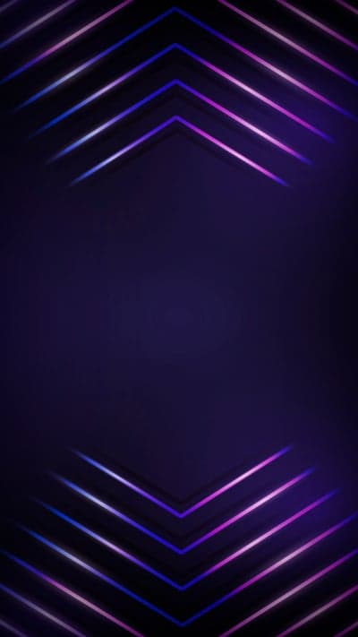 Cyberpunk Glowing Chevron Pattern Phone Wallpaper