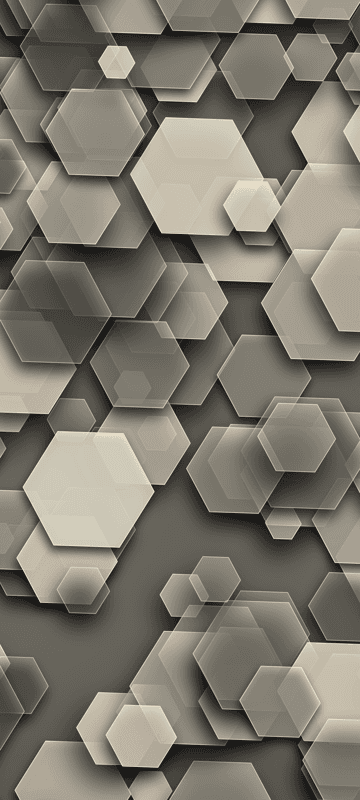 Abstract Hexagon Pattern with Subtle Gradients