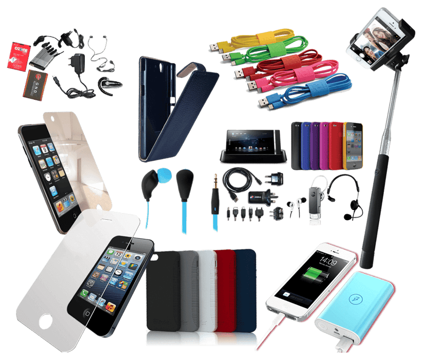 Samsung Galaxy phone case with transparent tempered glass screen protectors rendered in a matte blue finish.