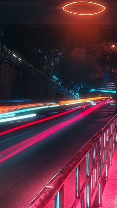 Underpass Rhythm - Cyberpunk Lights and Urban Trails