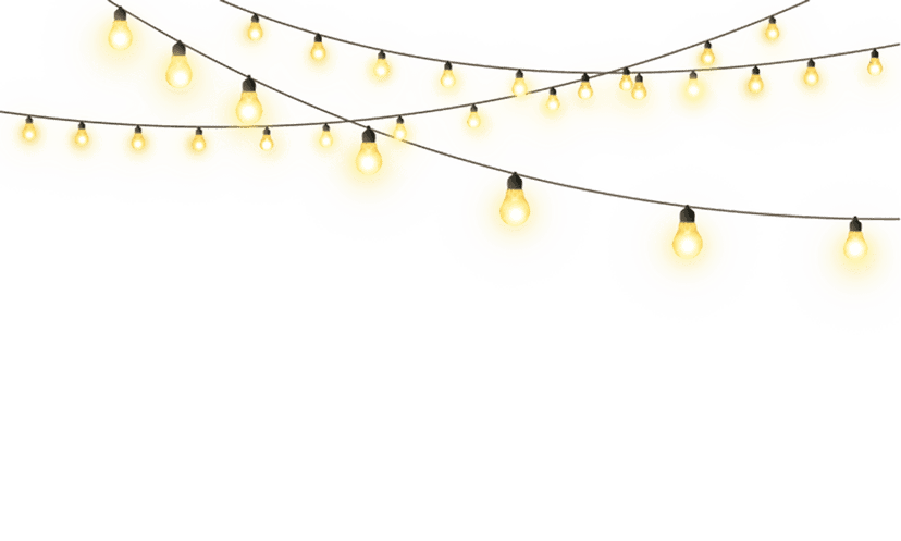 Star light fixture featuring a pull cord mechanism and warm yellow glow against a transparent background.