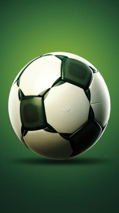 Classic Soccer Ball on Green Field