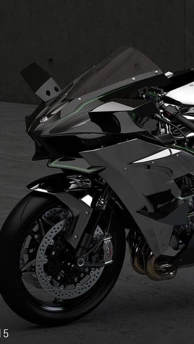Kawasaki Ninja H2R Motorcycle - Carbon Fiber Speed Machine