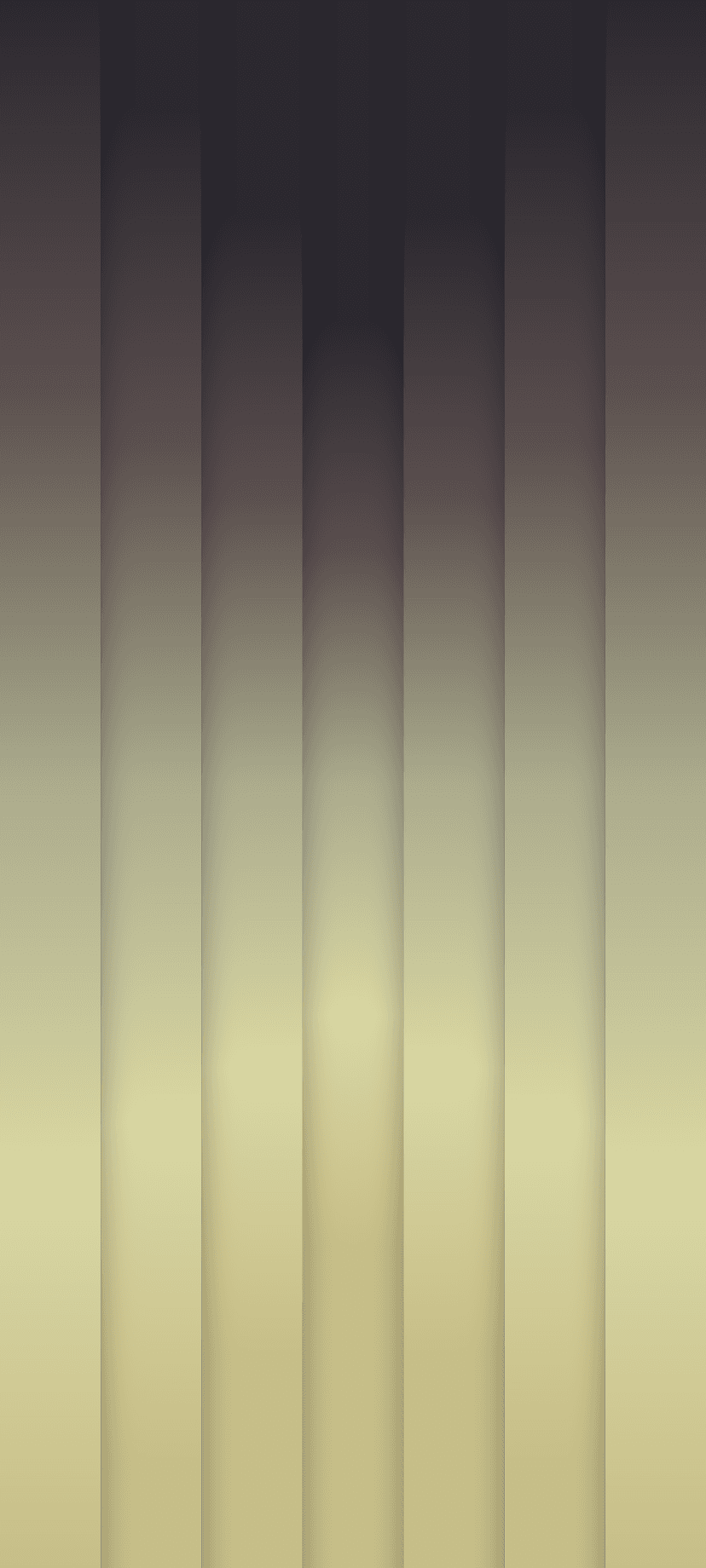 Vertical parallel stripes with a grainy texture fading from dark charcoal gray to a soft creamy yellow hue.