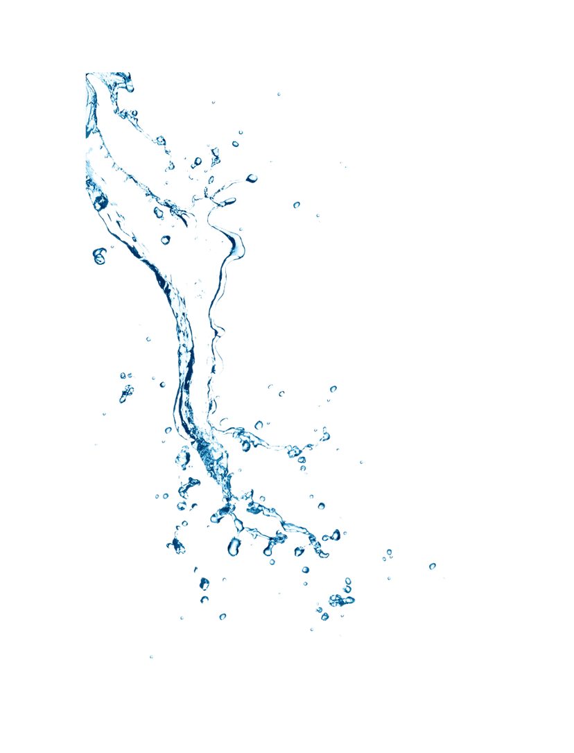 Blue water splash flow captures dynamic liquid droplets and glossy waves with realistic light refraction.