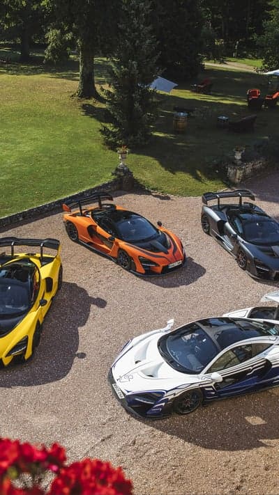 Elite McLaren Supercar Collection Luxury Estate Wallpaper