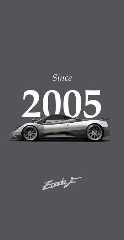 Pagani Zonda F Since 2005 Illustration