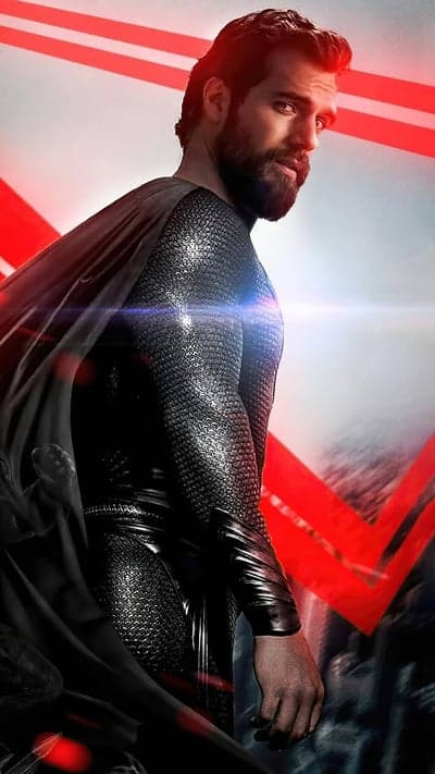 Henry Cavill as Superman in Black Suit