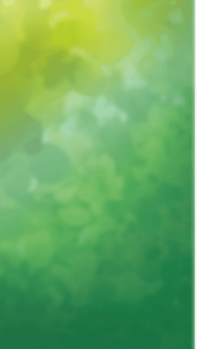 Green gradient backdrop features a smooth transition from bright lime to deep forest shades with a blurred finish.