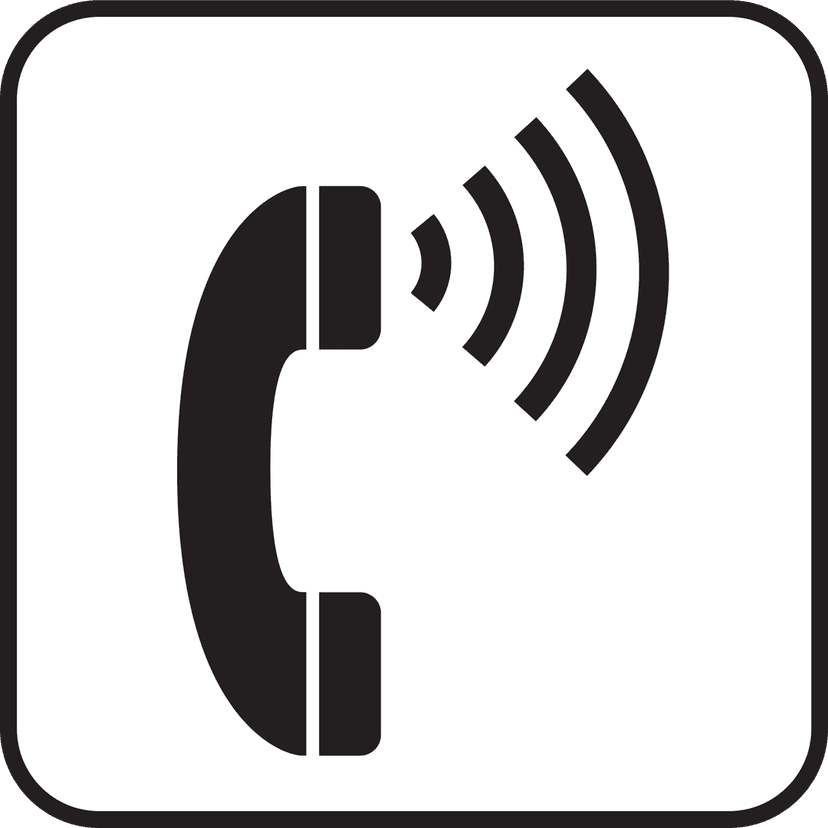 Mobile phone icon featuring rounded corners and a minimalist rectangular frame for digital interface layouts.
