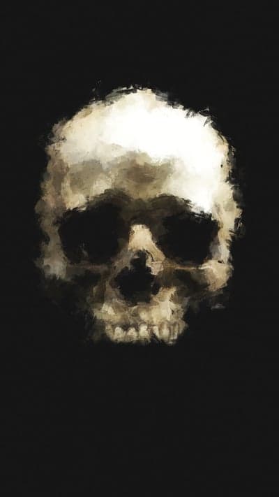 Dark Abstract Gothic Skull Art Tablet Wallpaper