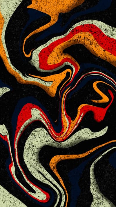 Abstract Swirling Marbled Colors with Textured Surface