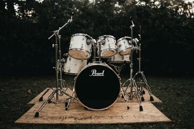 Pearl Drum Set Outdoors in Natural Lighting