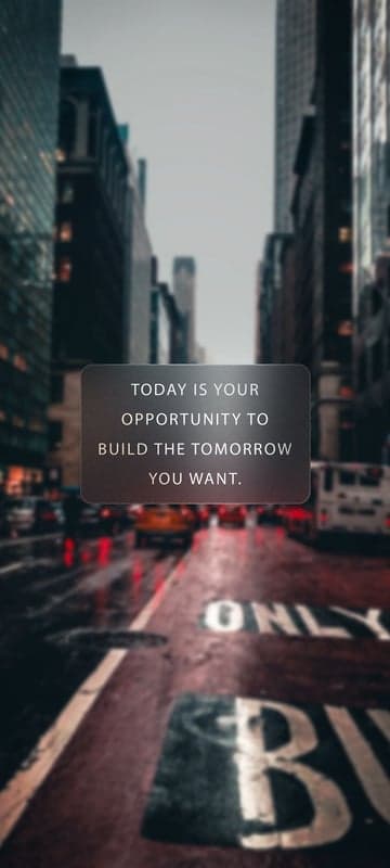 Inspirational Cityscape: Build Your Tomorrow