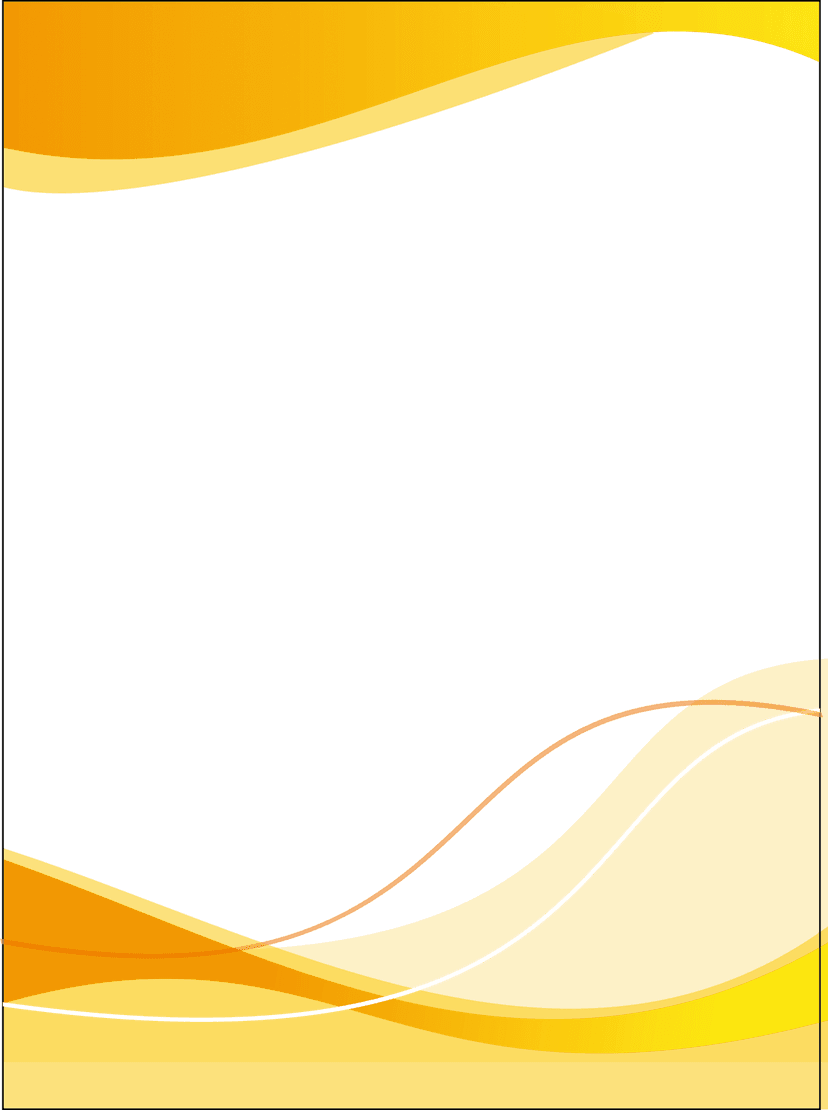 Yellow material poster template features blue diagonal shapes and flat paper textures with empty space for text.