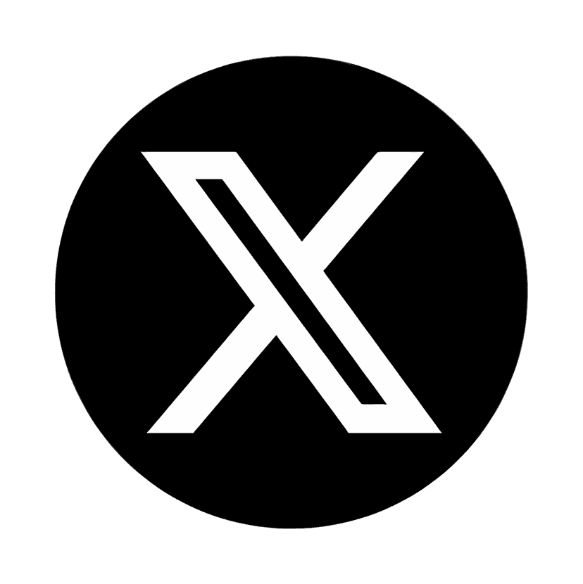 Letter X logo features a bold monochrome geometric design with sharp black lines on a transparent background.