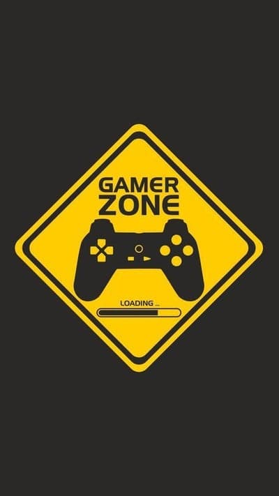Gamer Zone Loading Screen Yellow Diamond Controller