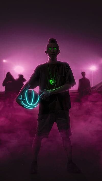 Glow Game- Streetball in the Neon Haze